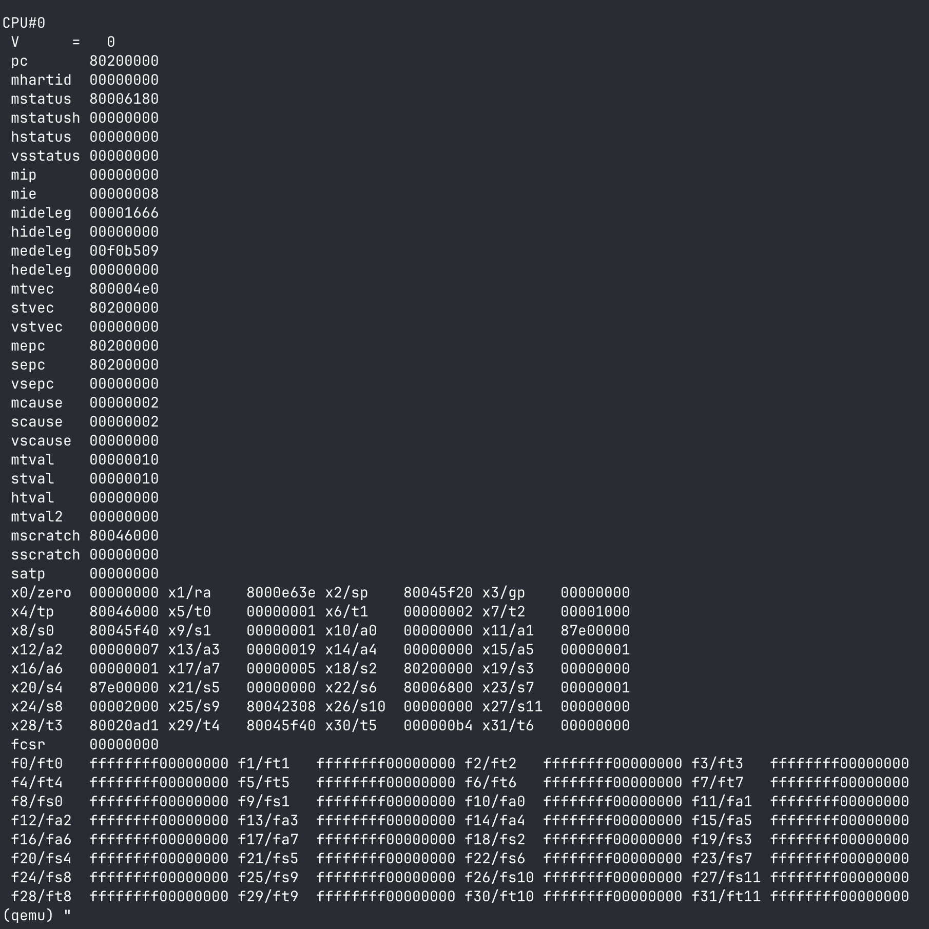 Qemu screen